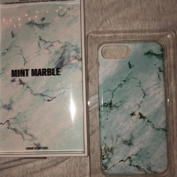 Urban Outfitters Mint Marble iPhone Case - Picture 2 of 2
